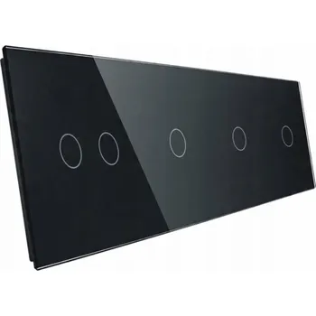 vypínač Jednoduchý dotykový vypínač, pod omítku, s dálkovým ovládáním Livolo černý 701111-62