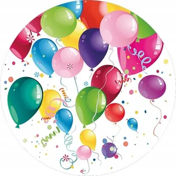 Talíř Talířky Papírové talíře BALÓNKY 8 ks POL-MAK