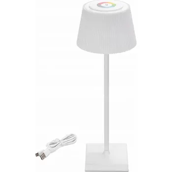 Lampička Akumulátorová stolní lampa 4W RGB+CCT s dotykovým stmíváním