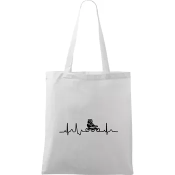 EKG inline bota - Taška bavlněná - 42 x 38 cm ( Bílá )