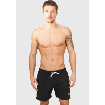 Pánské plavky Urban Classics Block Swim Shorts černé