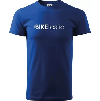 Pánské tričko Bike nápisy Biketastic - Triko extra velké (5-8XL) - 8XL ( Královská modrá )