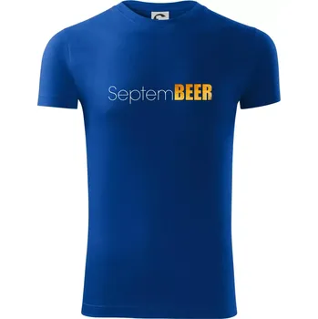 Pivní měsíce - septeBEER - Viper FIT - Pánské zůžené tričko - L ( Královská modrá )