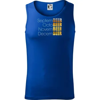 Pivní měsíce - Všechny - Tílko pánské Core - L ( Královská modrá )