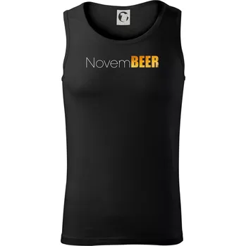 Pivní měsíce - novemBEER - Tílko pánské Core - M ( Černá )