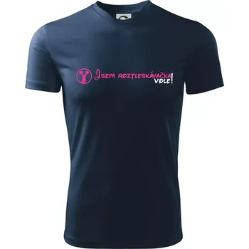 Chlapecké tričko Jsem roztleskávačka! Vole! - Dětské triko sportovní (dresovina) - 122 cm/6 let ( Námořní modrá (velmi tmavá - téměř černá) )