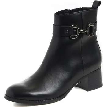 Dámská zimní obuv DÁMSKÉ KOTNÍKOVÉ BOTY MARCO TOZZI 2-25319-45 001 ČERNÁ Barva: Černá, Velikost: 37