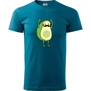 Pánské oblečení Párové triko - avokádo - Klasické pánské triko vyšší gramáže - 2XL ( Petrolejová )