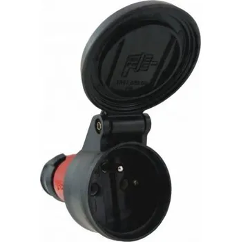 Elektrická zásuvka Elektrická Zásuvka hermetická Bals červená