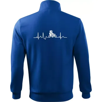 Pánská mikina EKG inline bota - Mikina bez kapuce Adventure - 3XL ( Královská modrá )