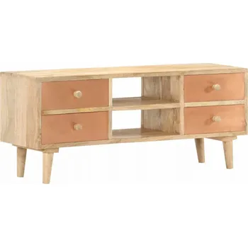 Televizní stolek TV stolek, 110x30x45 cm, masivní dřevo