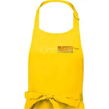 Kuchyňská zástěra Pivní měsíce - octoBEER - Dámská zástěra na vaření - Univerzální velikost ( Žlutá )