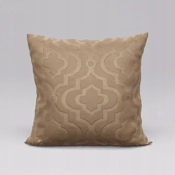 Povlak na polštářek Dekorační povlak na polštář Salma, tmavě béžový, 40x40 cm