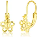 JVD Dětské stříbrné pozlacené náušnice SVLE3174XF6GO00