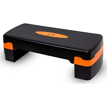 Aerobic step Line Sport 3stupňový cvičební stepper oranžový