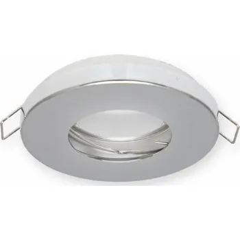 Kulaté voděodolné chromové svítidlo