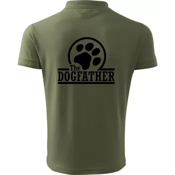 Pánská košile Dogfather - Polokošile pánská Pique Polo 203 - M ( Khaki )