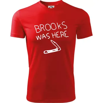 Chlapecké tričko Věznice Shawshank - Dětské triko sportovní (dresovina) - 122 cm/6 let ( Červená )