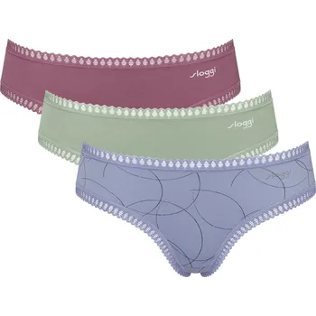 Kalhotky Dámské kalhotky SLOGGI GO CRUSH HIPSTER 3PACK V008 - MULTIPLE COLOURS 8 XXL 0