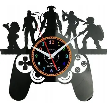 Hodiny Nástěnné hodiny Evevo černé 30 cm