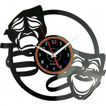 Hodiny Nástěnné hodiny Evevo černé 30 cm