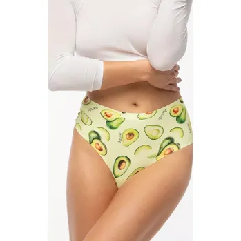 Kalhotky Kalhotky AVOCADO simple brasil maxi žluté - Julimex XXL