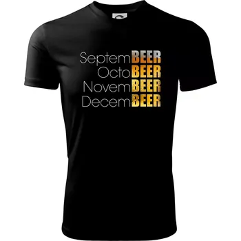 Pivní měsíce - Všechny - Dětské triko sportovní (dresovina) - 146 cm/10 let ( Černá )