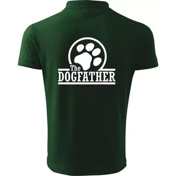 Pánská košile Dogfather - Polokošile pánská Pique Polo 203 - 4XL ( Lahvově zelená )