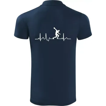 Pánská košile EKG hod diskem - Polokošile Victory sportovní (dresovina) - M ( Námořní modrá (velmi tmavá - téměř černá) )