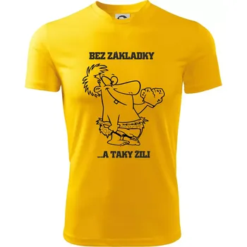 Chlapecké tričko Školní triko - Bez základky - Dětské triko sportovní (dresovina) - 146 cm/10 let ( Žlutá )