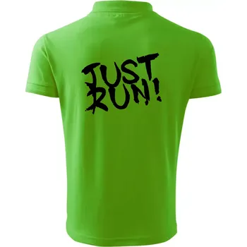 Pánská košile Just run - Polokošile pánská Pique Polo 203 - 4XL ( Apple Green )