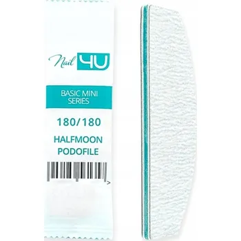 NAIL4U Pilník na nehty MINI Podofile LOĎKA HALFMOON 180/180 1 Ks