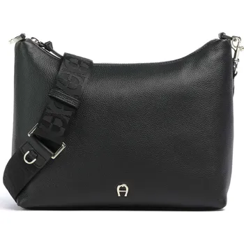 Aigner Zita S - Kabelka přes rameno v černá, kůže, 231667 | Kabelky pro ženy & muže