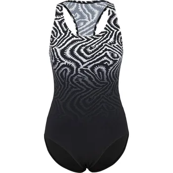 Dámské plavky Slazenger Sports Back Swimsuit Womens Black 8 (36)