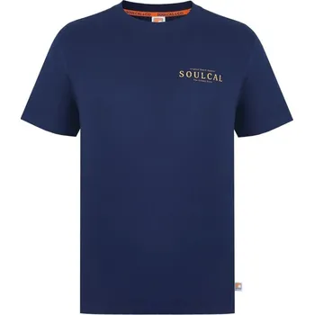 Pánské tričko SoulCal Graphic Print T-Shirt Men’s Navy BackLogo L