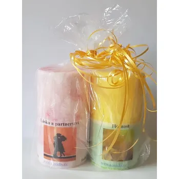 Svíčka Balíček svíček láska a partnerství a hojnost