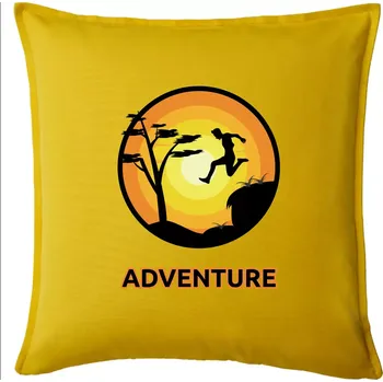 Polštář Parkour adventure - Polštář 50x50 - 50x50 - Pouze potah ( Žlutá )