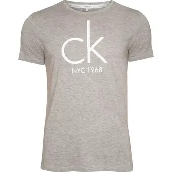 Pánské tričko Pánské tričko s krátkým rukávem KM0KM00189-020 - Calvin Klein L