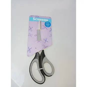 Kancelářské NŮŽKY Školní PRO DĚTI S GUMOVOU RUKOJETÍ