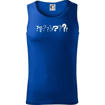 Otazníky ???? když prostě nevíš - Tílko pánské Core - S ( Královská modrá )