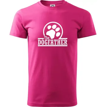 Pánská móda Dogfather - Klasické pánské triko vyšší gramáže - 2XL ( Purpurová )