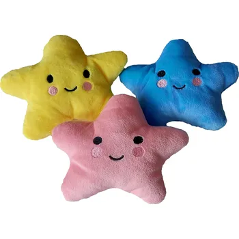 Hračka pro psa Hračka pro psy plyšové hvězdy 3 ks