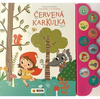 Leporelo Červená karkulka - Zvuková knížka - poslouchej a čti pohádku