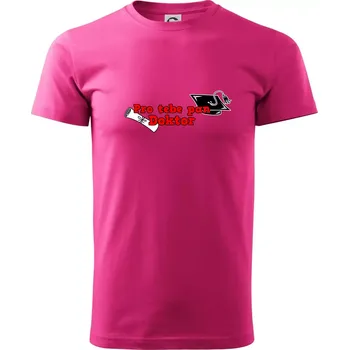 Pánské tričko Pro tebe pan Doktor - Klasické pánské triko vyšší gramáže - M ( Purpurová )