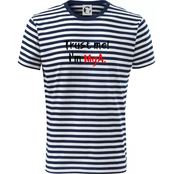 Pánské tričko Trust me I´m MgA. / Věř mi jsem MgA. - Triko na vodu - S ( Prouhovaná )