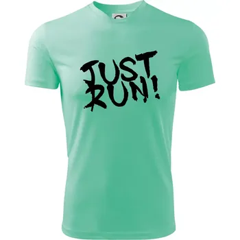 Just run - Dětské triko sportovní (dresovina) - 146 cm/10 let ( Mátová )
