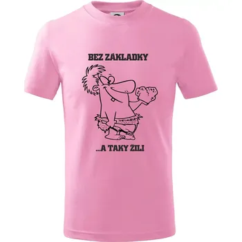 Chlapecké tričko Školní triko - Bez základky - Tričko dětské bavlněné - 134 cm/8 let ( Růžová )