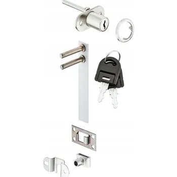 Visací zámek Centralny zámek Hafele s blokovací lištou L-600 mm, 3 zásuvky pro kontejner