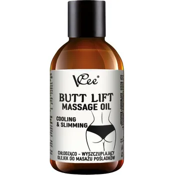 Masážní přípravek BUTT LIFT VCee chladivý masážní olej na hýždě 200 ml