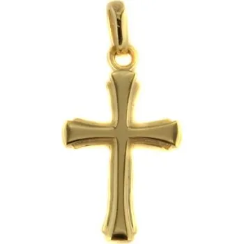 Přívěsek Zlatý přívěsek křížek ze žlutého zlata